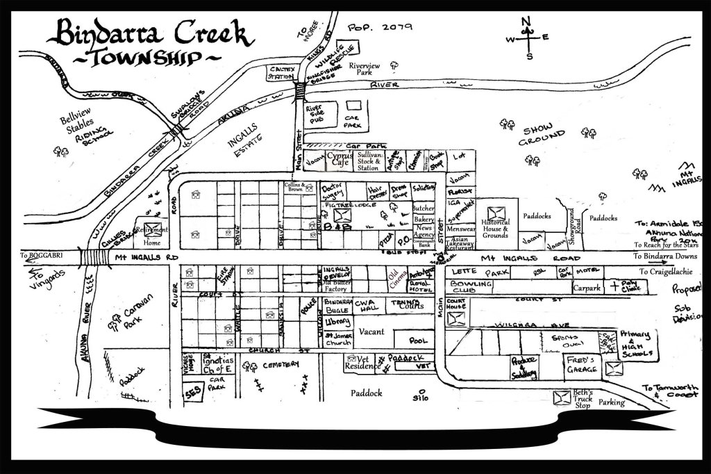 NEW Bindarra Creek Map for Books 1 7 15